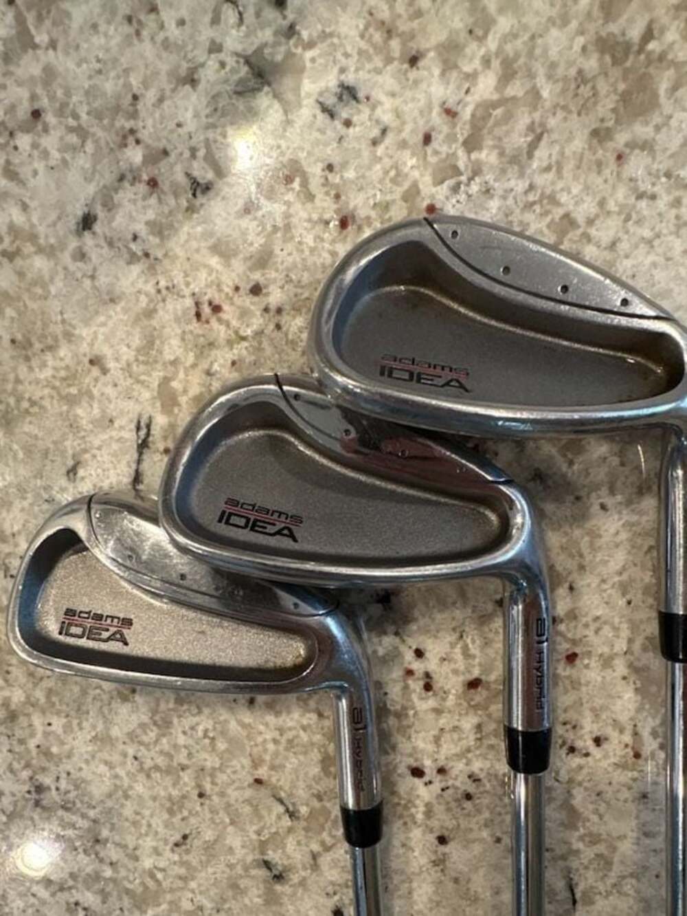 Adams Golf Idea A1 Hybrid Iron Set 3-Piece Lot (6 Iron, 7 Iron, Pitching Wedge)
